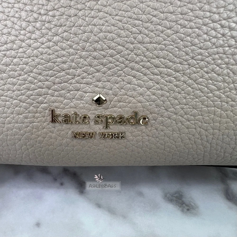 Kate Spade Leila Medium Flap Backpack Faux Shearling In Light Sand